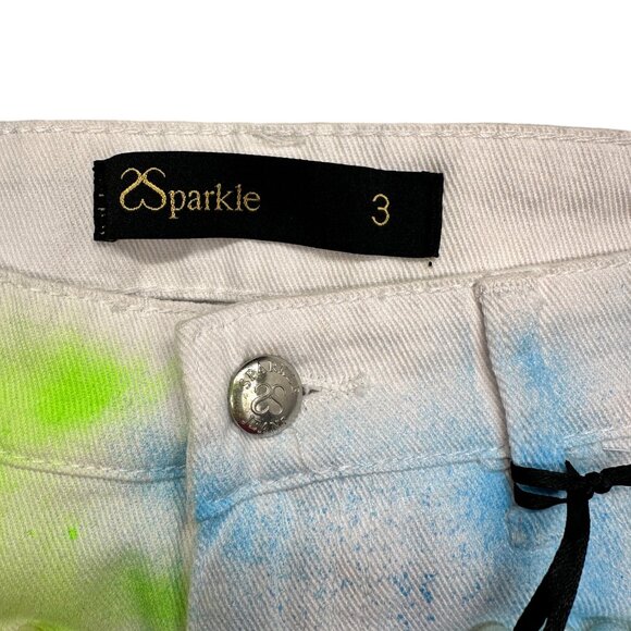 Reworked Sparkle Denim Pearls & Gems Boyfriend Jeans (3) - Picture 12 of 13